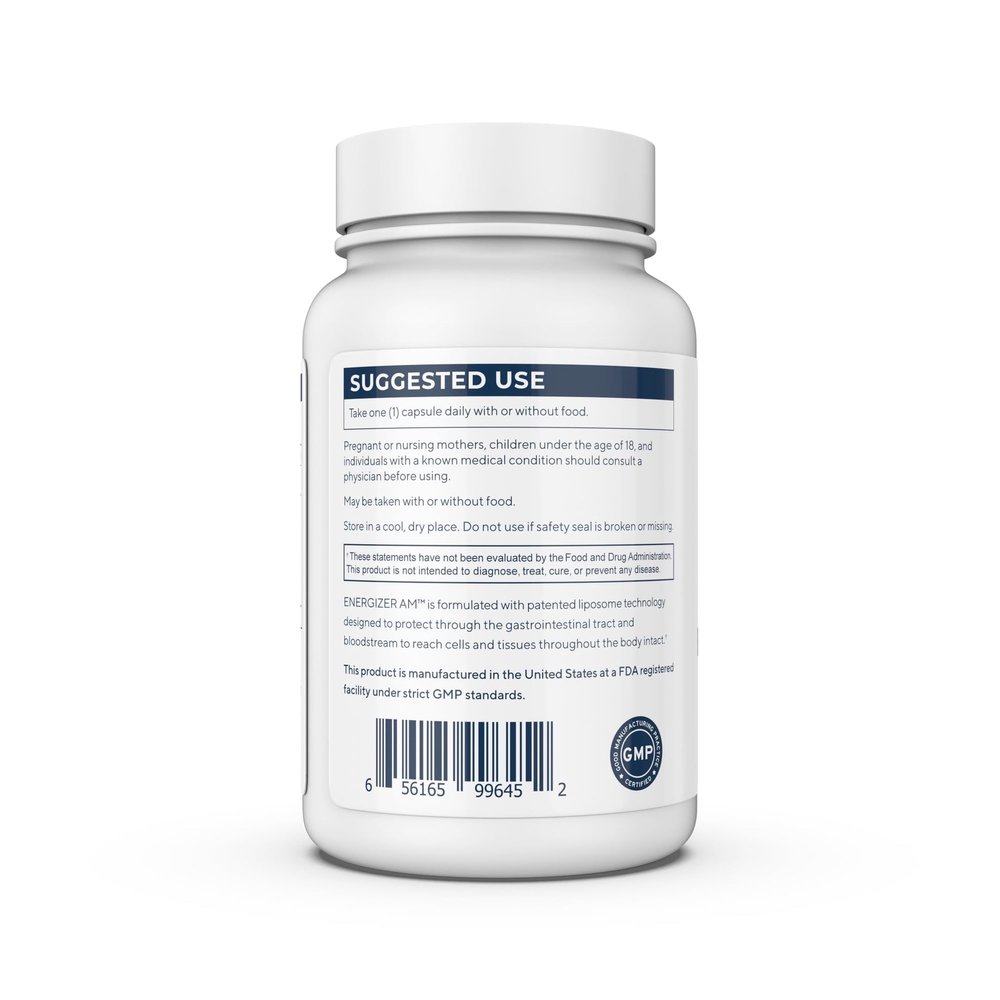 Renue By Science Energizer AM | Liposomal Resveratrol Hesperidin & Green Tea Supplement | 60 Capsules with Trans Resveratrol (65mg) Hesperidin (150mg) Green Tea Extract (35mg) - Non-GMO | Made in USA - Maple Wellness Supplements