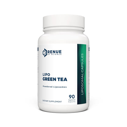 Renue By Science Green Tea Extract | High Strength Liposomal Supplement | 90 Capsules - 75mg Green Tea per Serving | Non-GMO | Made in The USA & Third-Party Tested - Maple Wellness Supplements