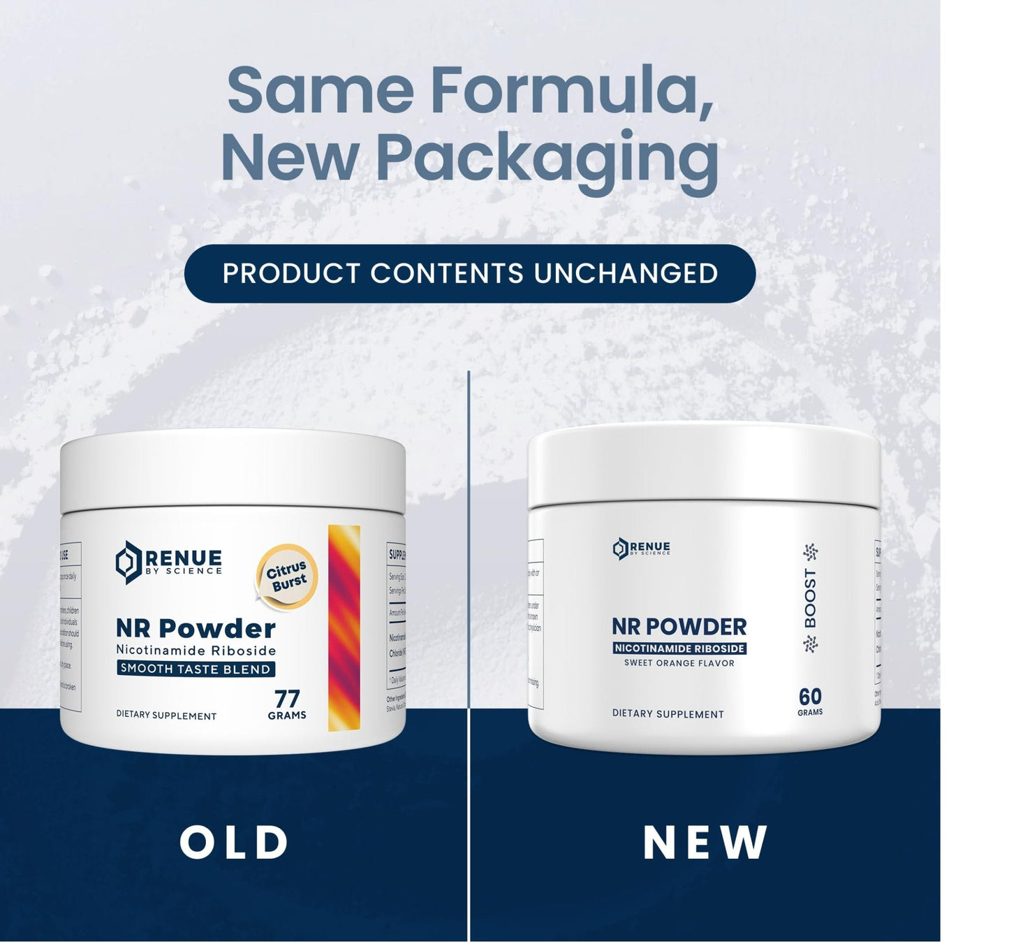 Renue By Science Nicotinamide Riboside | 1000mg Nicotinamide Powder - High Strength NR NAD Powder Sublingual Citrus Burst Flavor | Manufactured in The USA & Third-Party Tested | 60 Servings - Maple Wellness Supplements