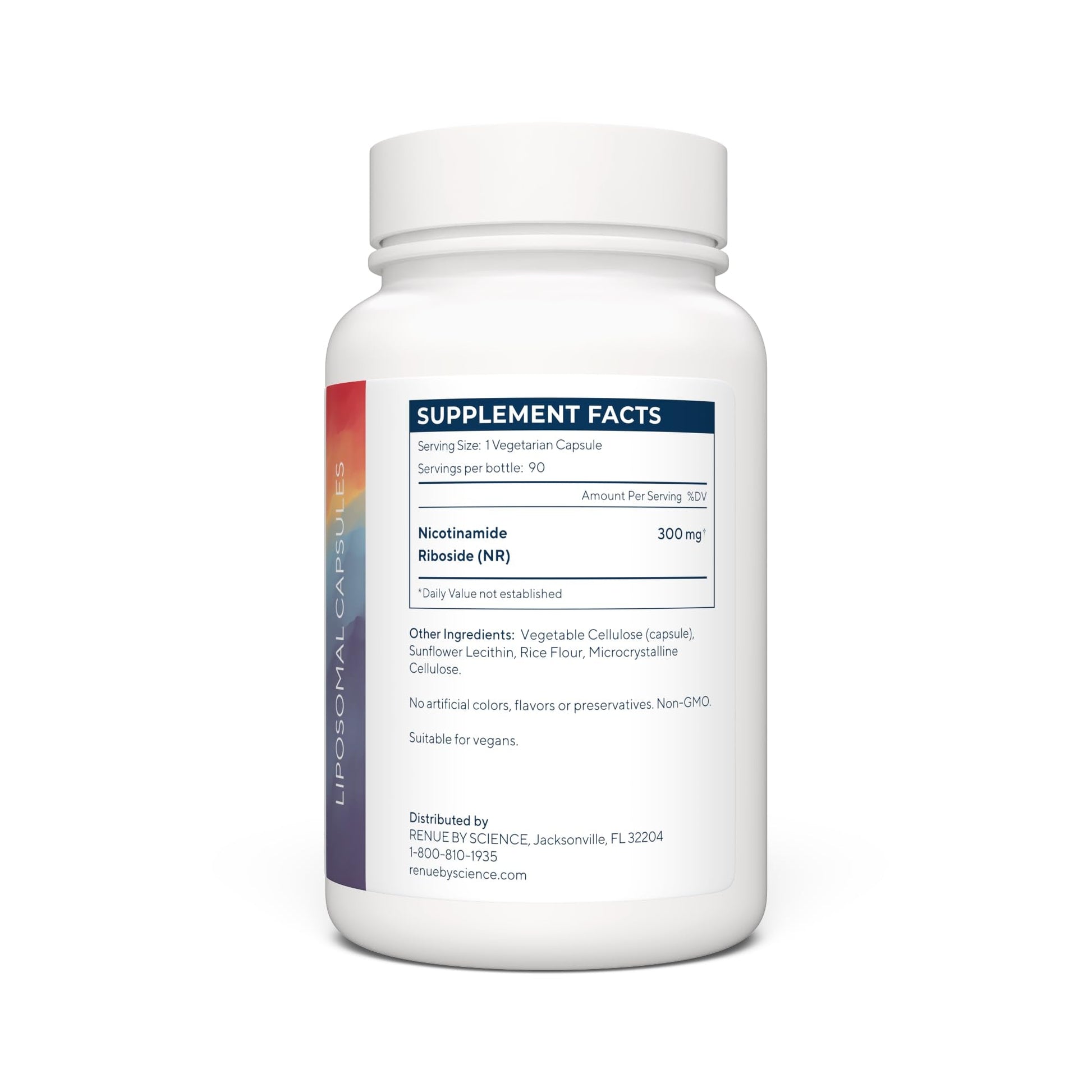 RENUE by Science Nicotinamide Riboside | High Strength Liposomal NAD Supplement | 90 Nicotinamide Capsules - 300mg Nicotinamide Riboside per Serving | Manufactured in The USA Third-Party Tested - Maple Wellness Supplements
