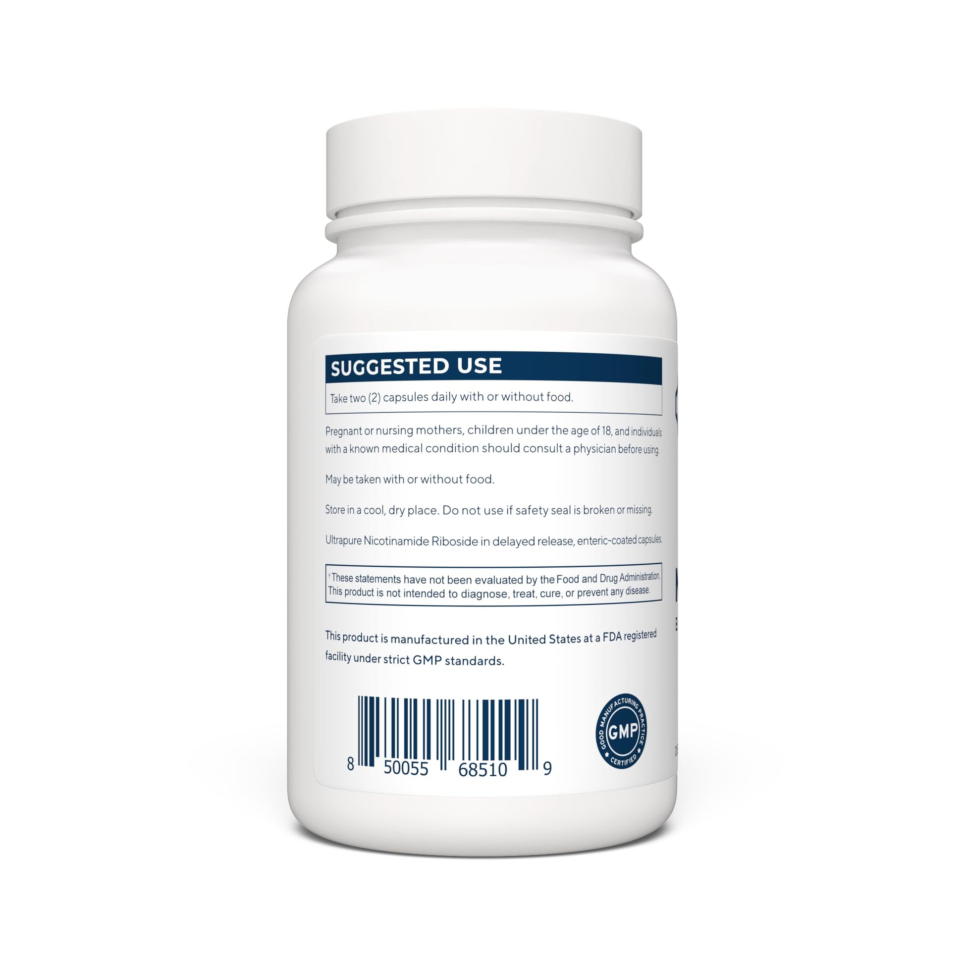 RENUE by Science Nicotinamide Riboside | High Strength NAD Supplement | 60 Nicotinamide Enteric-Coated Capsules - 1000mg Nicotinamide Riboside per Serving | Manufactured in The USA Third-Party Tested - Maple Wellness Supplements