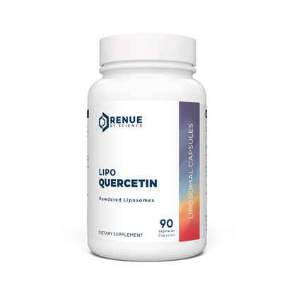 Renue By Science Quercetin | High Strength Liposomal Quercetin Supplements | 90 Quercitin Capsules - 150mg Quercetin per Serving | Non-GMO | Made in The USA & Third-Party Tested - Maple Wellness Supplements