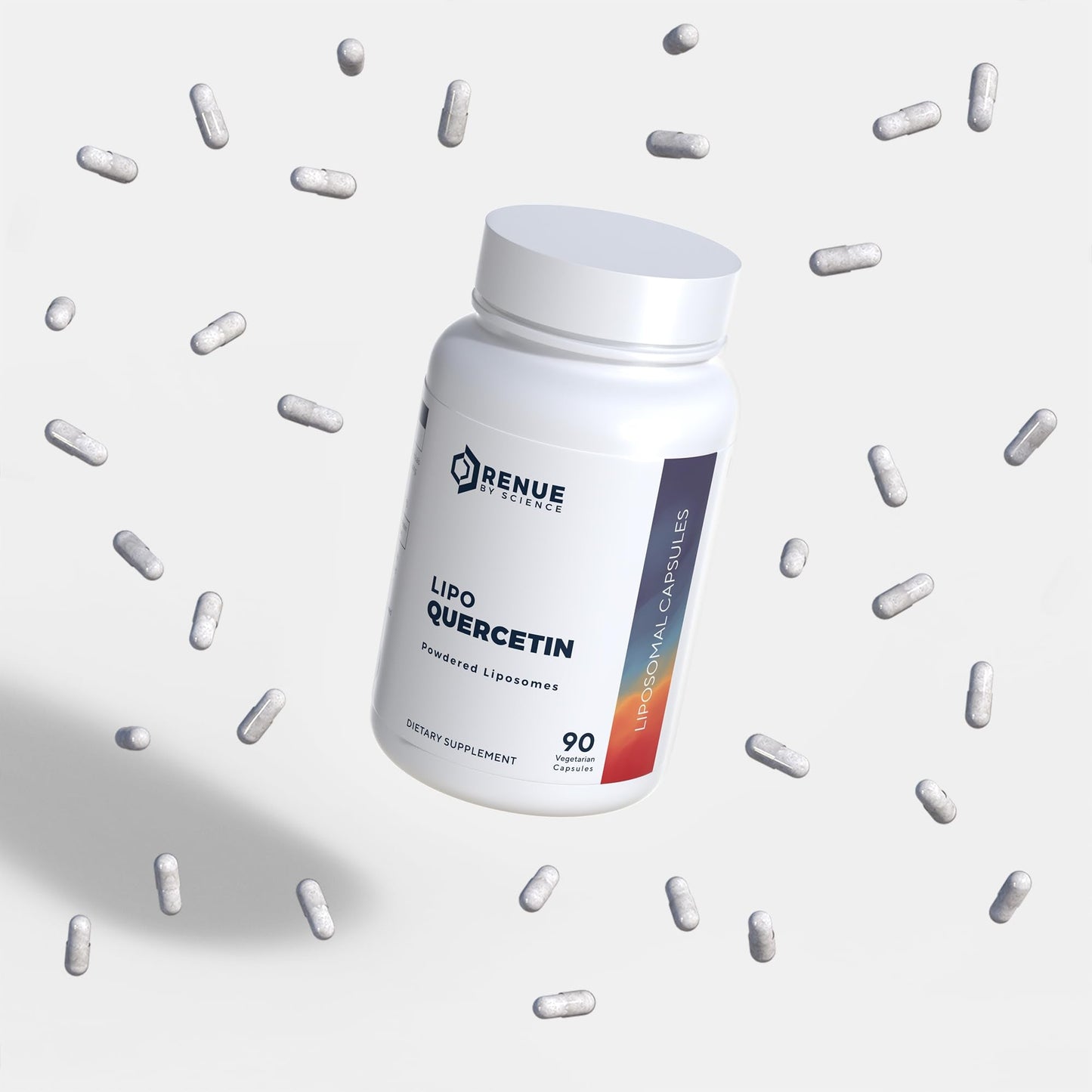 Renue By Science Quercetin | High Strength Liposomal Quercetin Supplements | 90 Quercitin Capsules - 150mg Quercetin per Serving | Non-GMO | Made in The USA & Third-Party Tested - Maple Wellness Supplements
