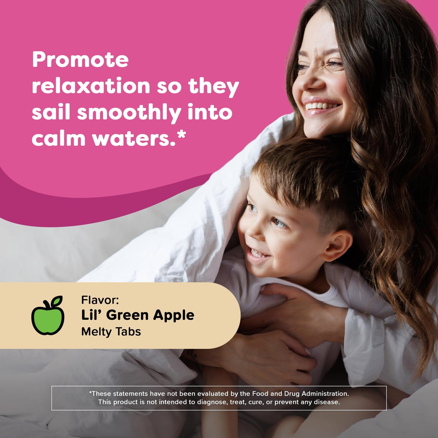 Renzo's Captain Calm Kids Magnesium Supplement with L-Theanine, Dissolvable Kids Vitamins for Relaxation and Mood Support, Sugar-Free Melty Tabs, - Maple Wellness Supplements