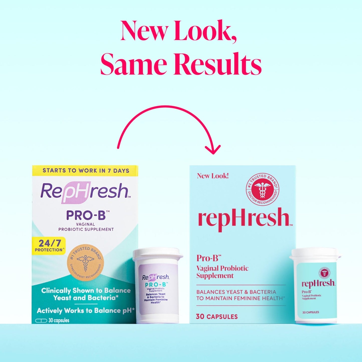 RepHresh Pro-B Women's Probiotic, Probiotic Supplement for Women, 30 Oral Capsules - Maple Wellness Supplements