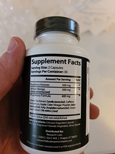 Research Labs 2 fer 1 Ad - Advanced Keto Diet Pills Supplement w/ Apple Cider Vinegar - Maple Wellness Supplements