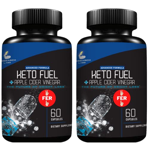 Research Labs 2 fer 1 Ad - Advanced Keto Diet Pills Supplement w/ Apple Cider Vinegar - Maple Wellness Supplements