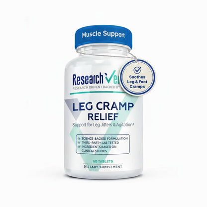 Research Verified Leg Cramps - Magnesium, B Vitamins, Ginger, Chamomile, BioPerine - Circulation Support - Vegan - 1 Month Supply - Maple Wellness Supplements