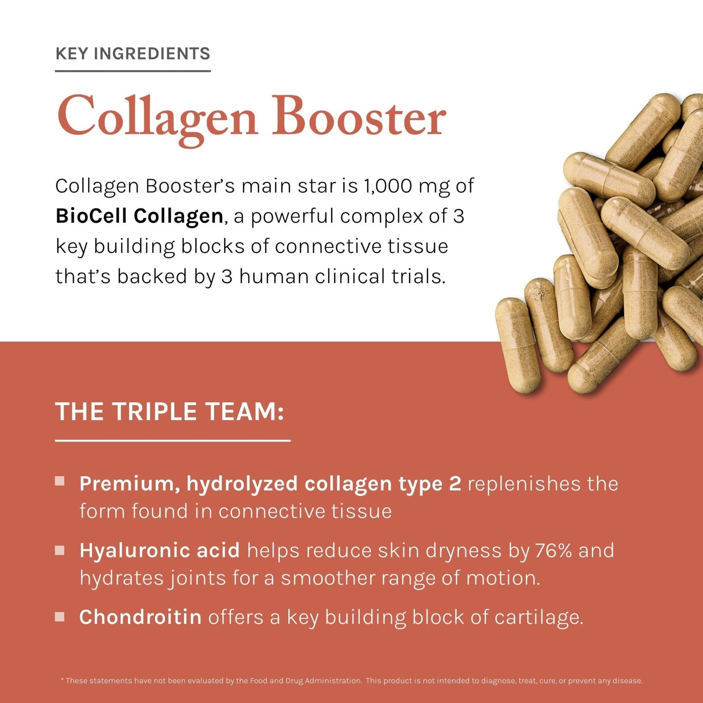 Reserveage Beauty Collagen Booster - Supplement for Skincare & Joint Health - Supports Healthy Collagen Production for Women - 60 Capsules (30 Servings) - Maple Wellness Supplements