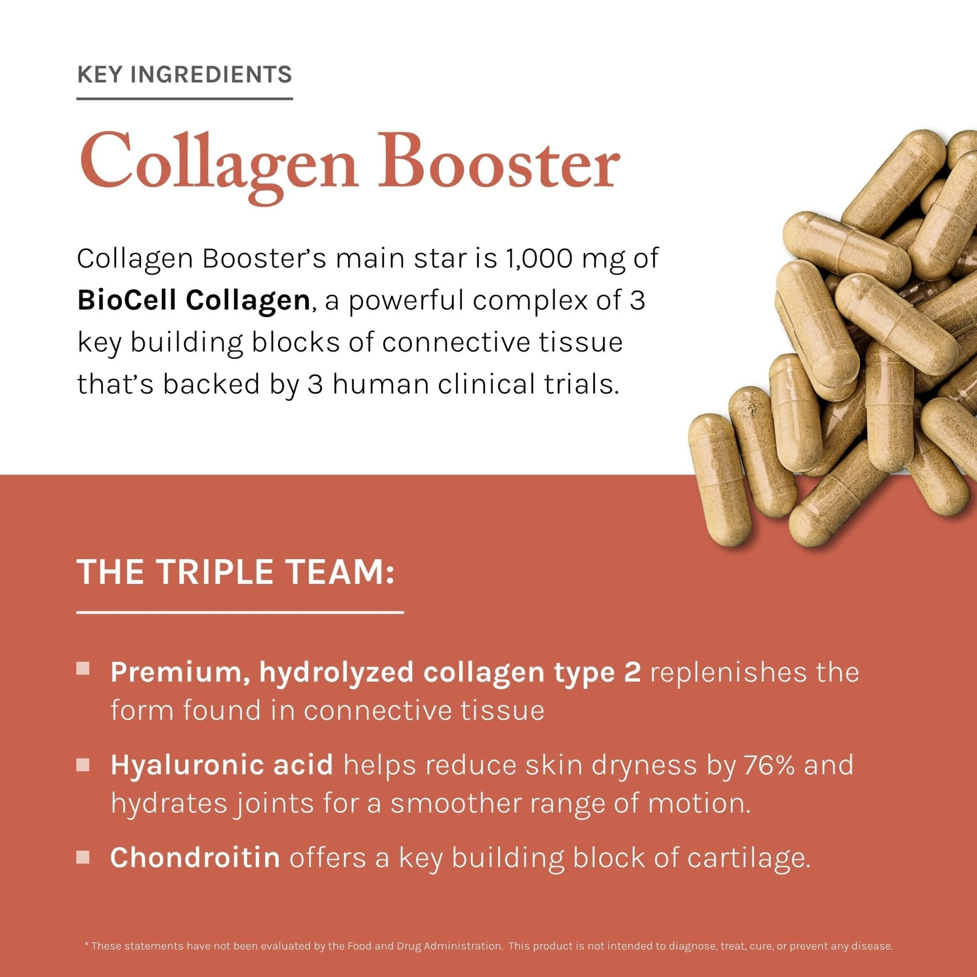 Reserveage Beauty Collagen Booster - Supplement for Skincare & Joint Health - Supports Healthy Collagen Production for Women - 60 Capsules (30 Servings) - Maple Wellness Supplements