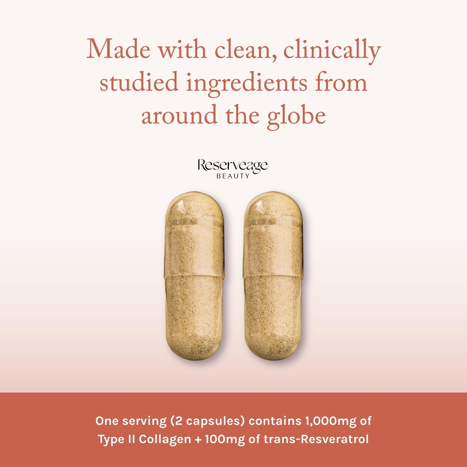 Reserveage Beauty Collagen Booster - Supplement for Skincare & Joint Health - Supports Healthy Collagen Production for Women - 60 Capsules (30 Servings) - Maple Wellness Supplements