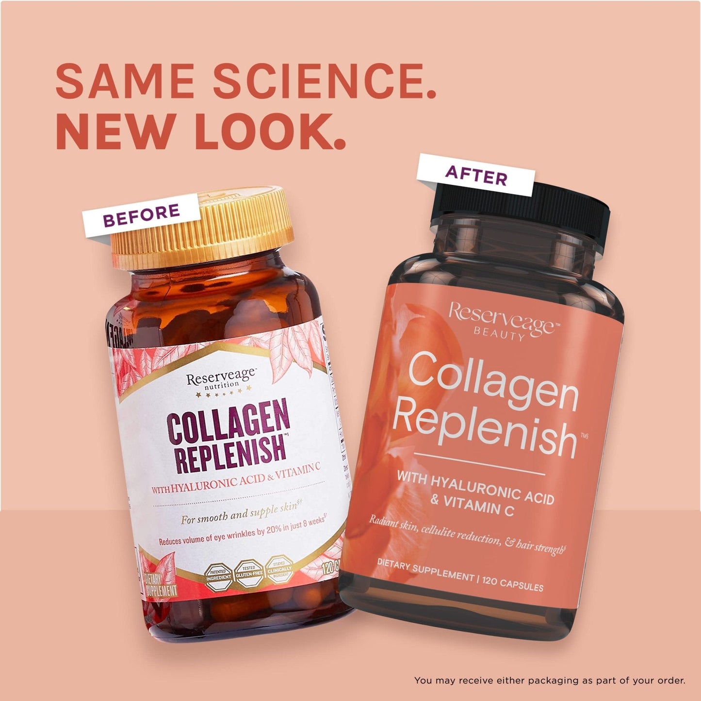 Reserveage Beauty Collagen Replenish - Collagen Booster & Supplement for Healthy Skin Care & Hair Growth - Maple Wellness Supplements