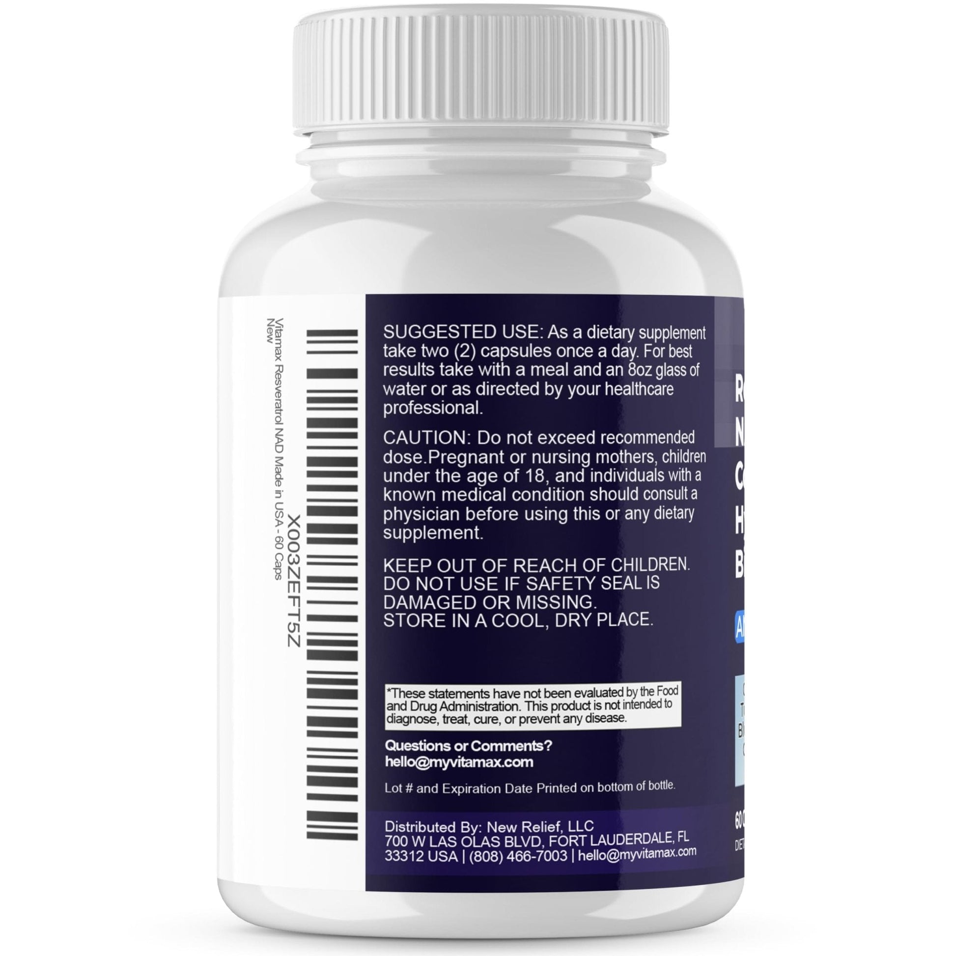 Resveratrol NAD+ Berberine Hyaluronic Acid - Biotin Grape & Blueberry + NAC - Collagen Peptides - Hair, Nail, Skin & Joint Supplement - 21-in-1 Women and Men - Maple Wellness Supplements