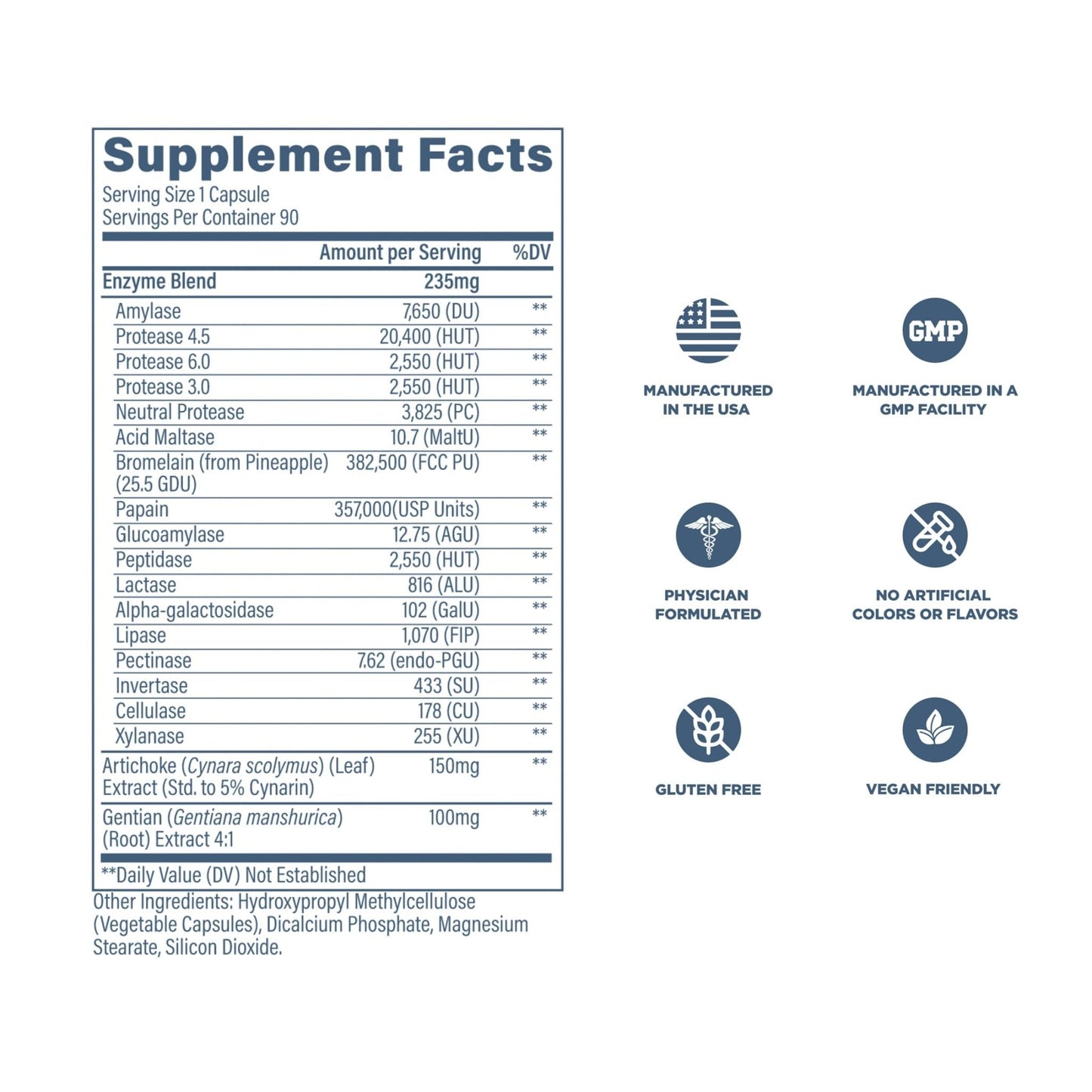 Revive MD Digest Aid, Digestive Support Supplement for Men & Women - Comprehensive Digestive Enzyme Blend with Probiotics & Prebiotics for Gut Health & Healthy Digestion - Maple Wellness Supplements