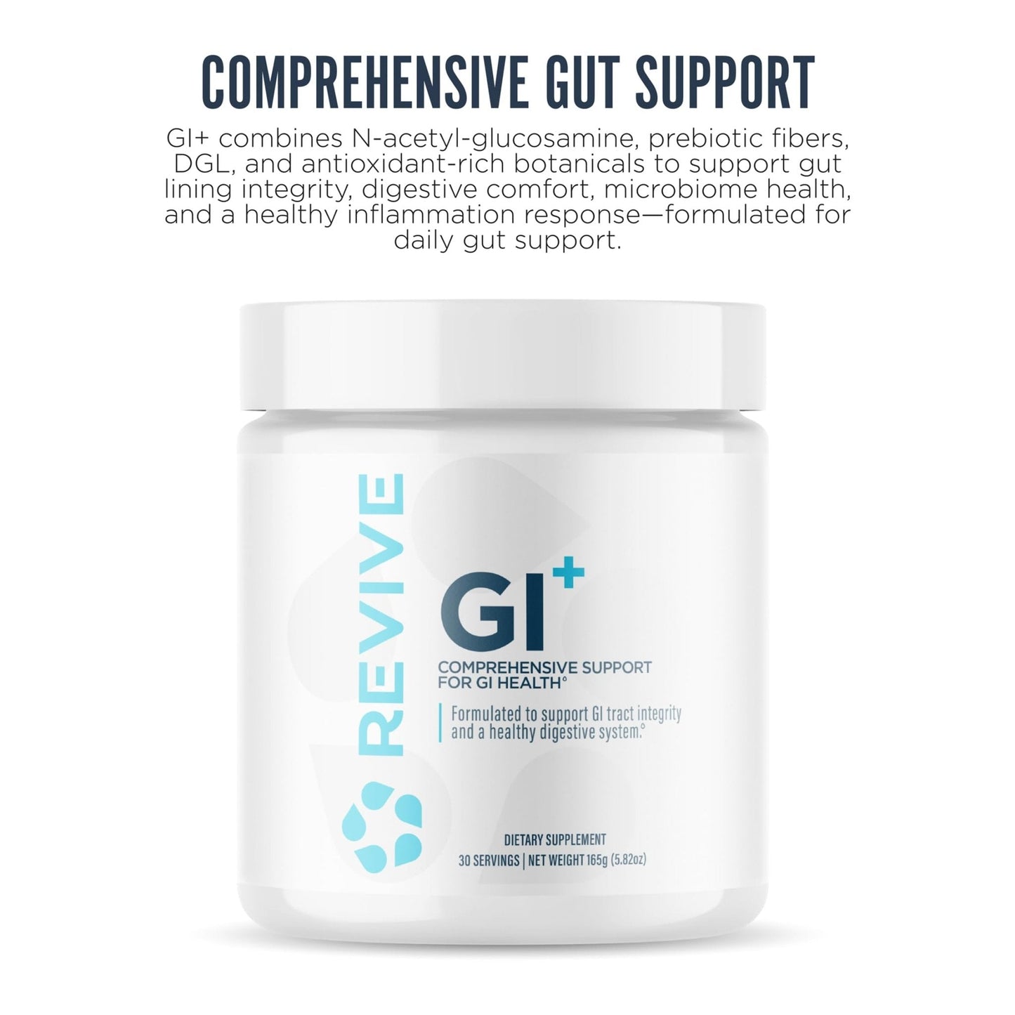 Revive MD Digestive Health Supplement, GI Plus (30 Servings) - Supports Gut Health for Women & Men - Promotes Regularity & Bowel Function - Maple Wellness Supplements