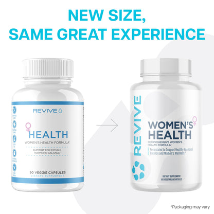 Revive MD Hormone Balance for Women – Hormone Support Supplement w/Myo-Inositol, Chaste Berry, DIM, Vitamins C & E, Evening Primrose Oil – Health & Hormonal Balance (180 Capsules, 30 Servings) - Maple Wellness Supplements