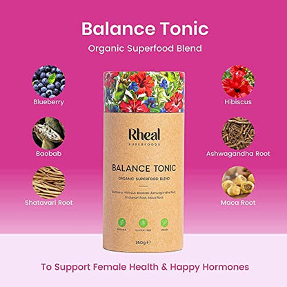 Rheal Balance Tonic 150g | 30 Servings | for Your Daily Balance with Superfoods - Maple Wellness Supplements