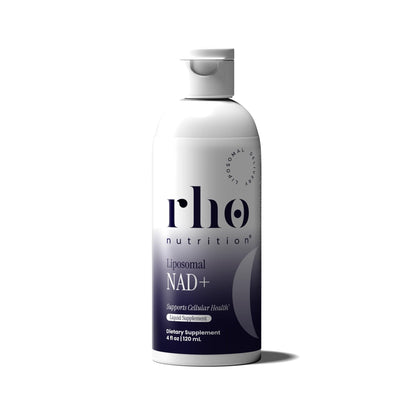 Rho Nutrition Liposomal NAD+ – Liquid Supplement Designed to Help Support Absorption – Active Form of NAD+ Helps Support Normal Cellular Health, Healthy Aging, Energy Metabolism and Overall Vitality - Maple Wellness Supplements