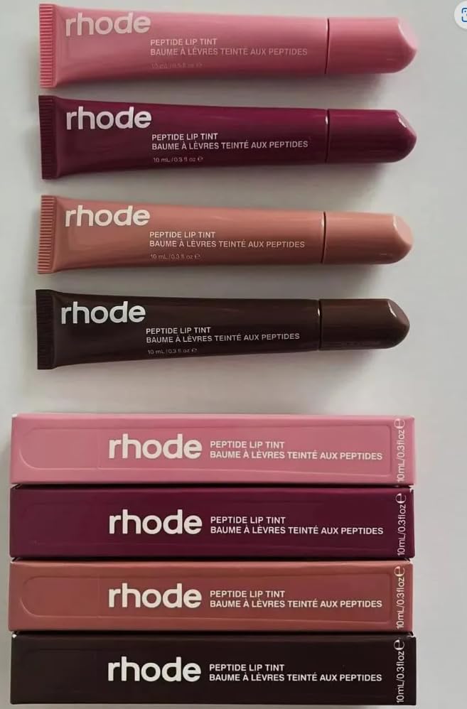 Rhode by Hailey Bieber The Peptide Lip TINTS SET ALL FOUR SHADES TOGETHER, 10ml/.3 - Maple Wellness Supplements