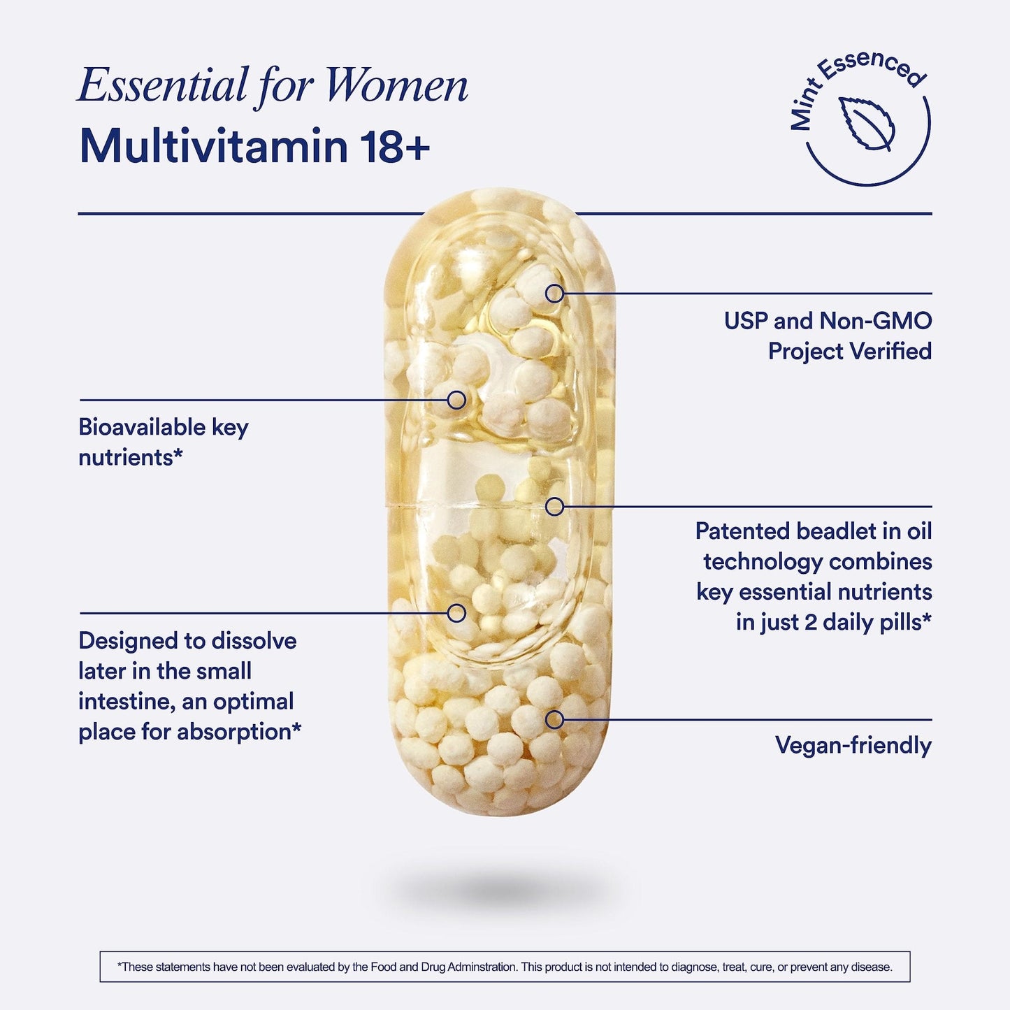 Ritual Multivitamin for Women 18+ & Daily Gut Health Support, 30 Days Supply - Maple Wellness Supplements