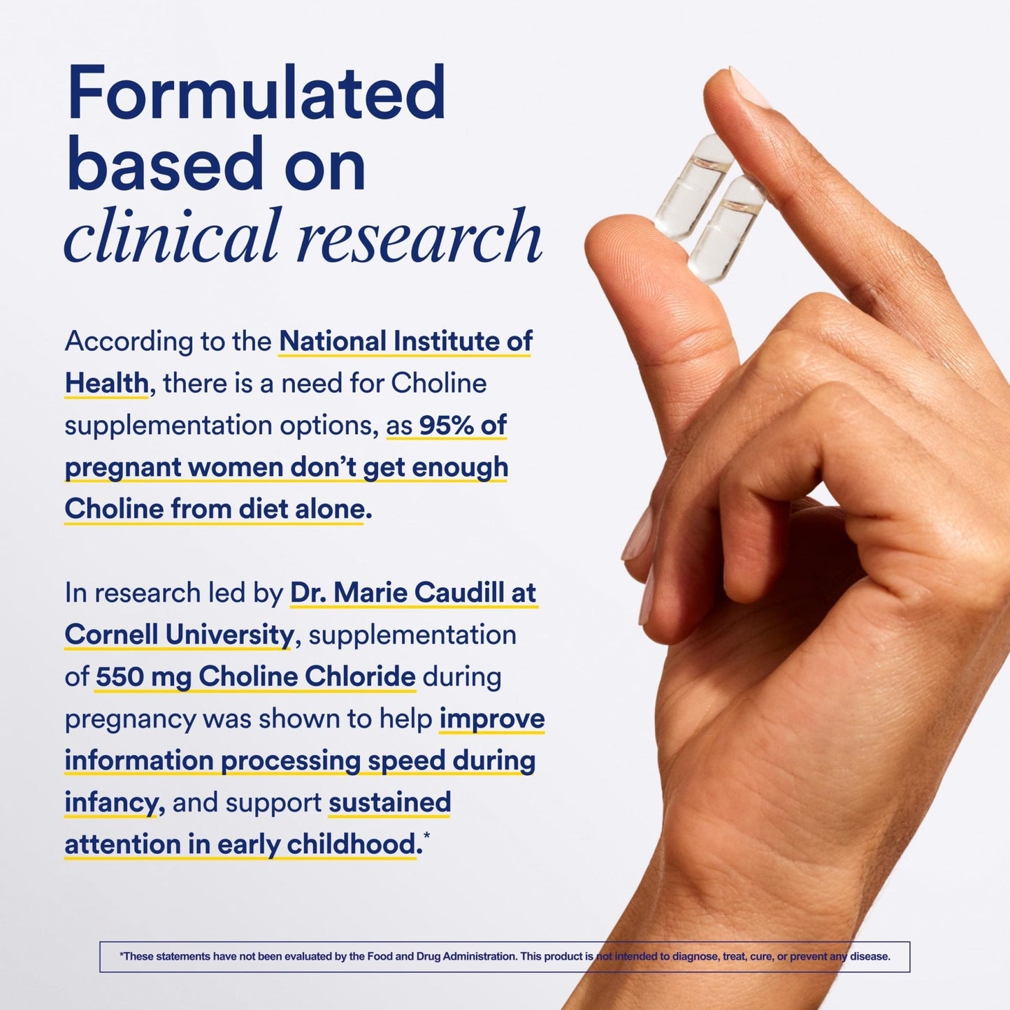 Ritual Natal Choline Supplement - 550mg - to Support Baby’s Cognitive Function When Taken During Pregnancy and Postpartum Choline Content in Breastmilk - Maple Wellness Supplements