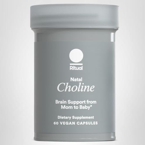 Ritual Natal Choline Supplement - 550mg - to Support Baby’s Cognitive Function When Taken During Pregnancy and Postpartum Choline Content in Breastmilk - Maple Wellness Supplements
