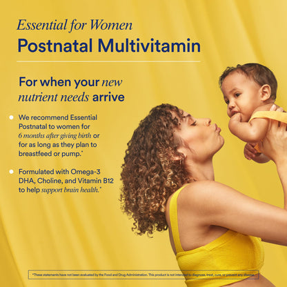Ritual Postnatal Multivitamin and Gut Duo Supplements with Postnatal Vitamins and Synbiotic+: 3-in-1 Probiotic, Prebiotic, Postbiotic, Supports Lactation, and Gut Health, 30 Day Supply - Maple Wellness Supplements