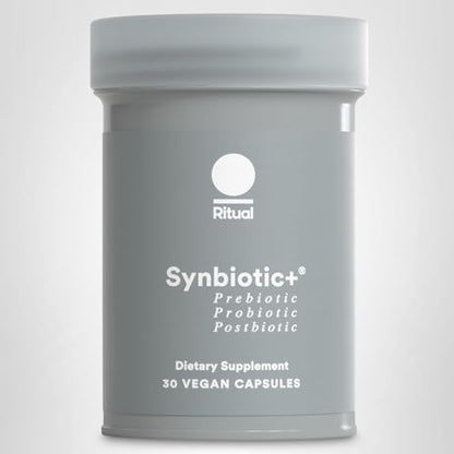 Ritual Synbiotic - Complete 3-in-1 Probiotic, Prebiotic, Postbiotic - for Women and Men - to Support Gut, Digestive Health, Regularity, Bloating - Maple Wellness Supplements