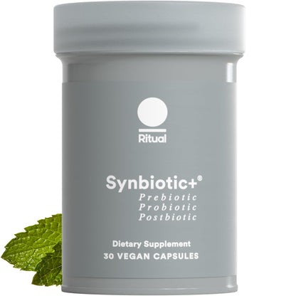 Ritual Synbiotic - Complete 3-in-1 Probiotic, Prebiotic, Postbiotic - for Women and Men - to Support Gut, Digestive Health, Regularity, Bloating - Maple Wellness Supplements