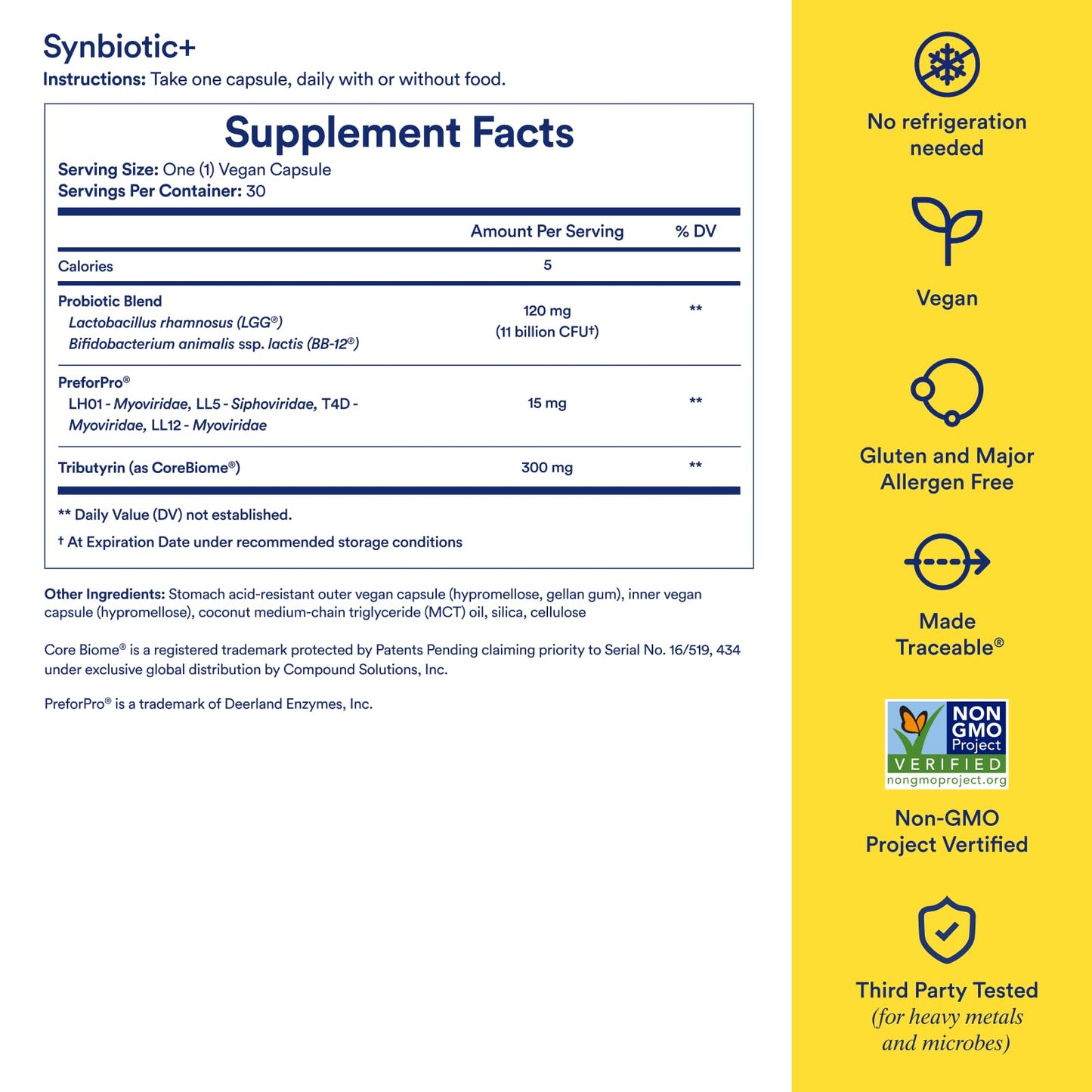 Ritual Synbiotic+ Probiotic Gut Health Support and Men's 18+ Multivitamin - Maple Wellness Supplements