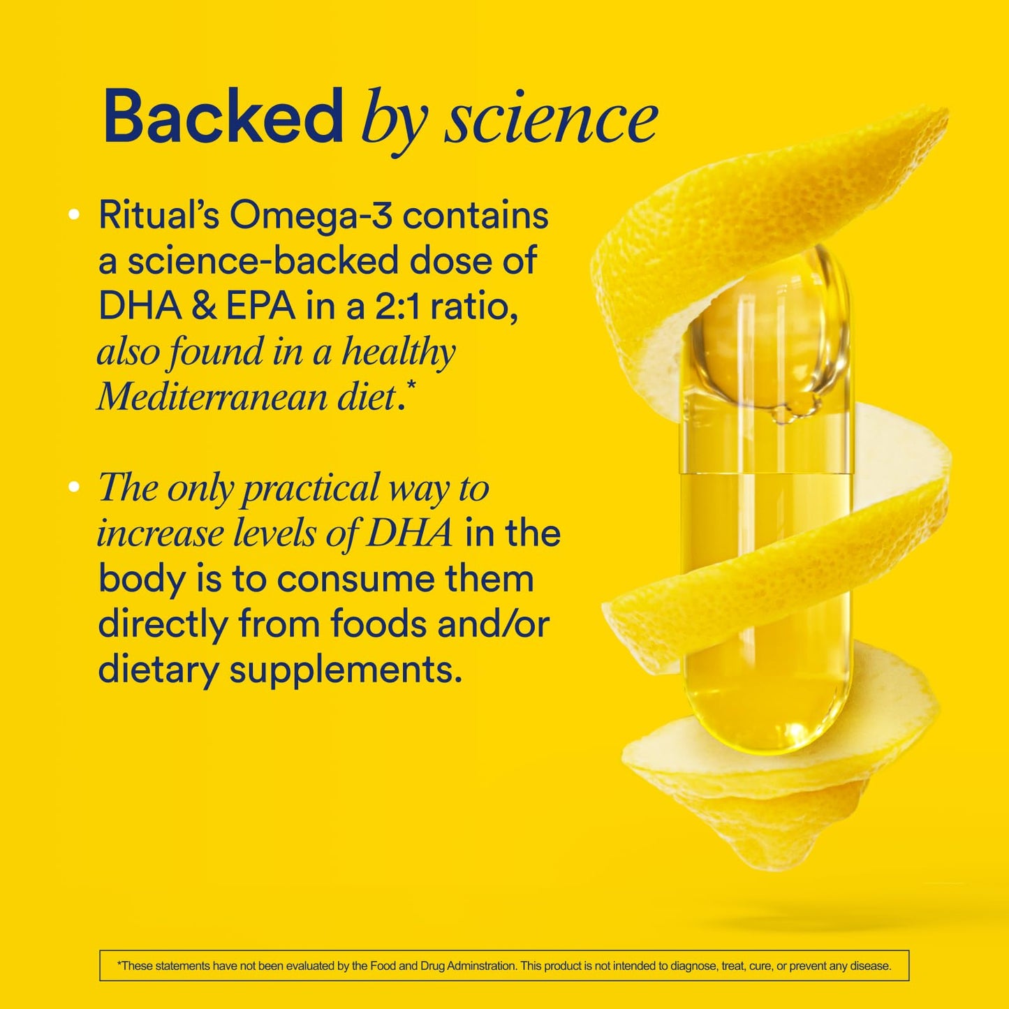 Ritual Vegan Omega 3 Supplement - Science-Backed Dose of DHA and EPA - Bioavailable Omega-3 from Algae Oil - Brain, Heart, and Eye Health Support - Maple Wellness Supplements