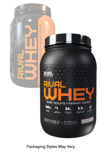 Rivalus Rivalwhey – Fruity Cereal 2lb - 100% Whey Protein, Whey Protein Isolate Primary - Maple Wellness Supplements