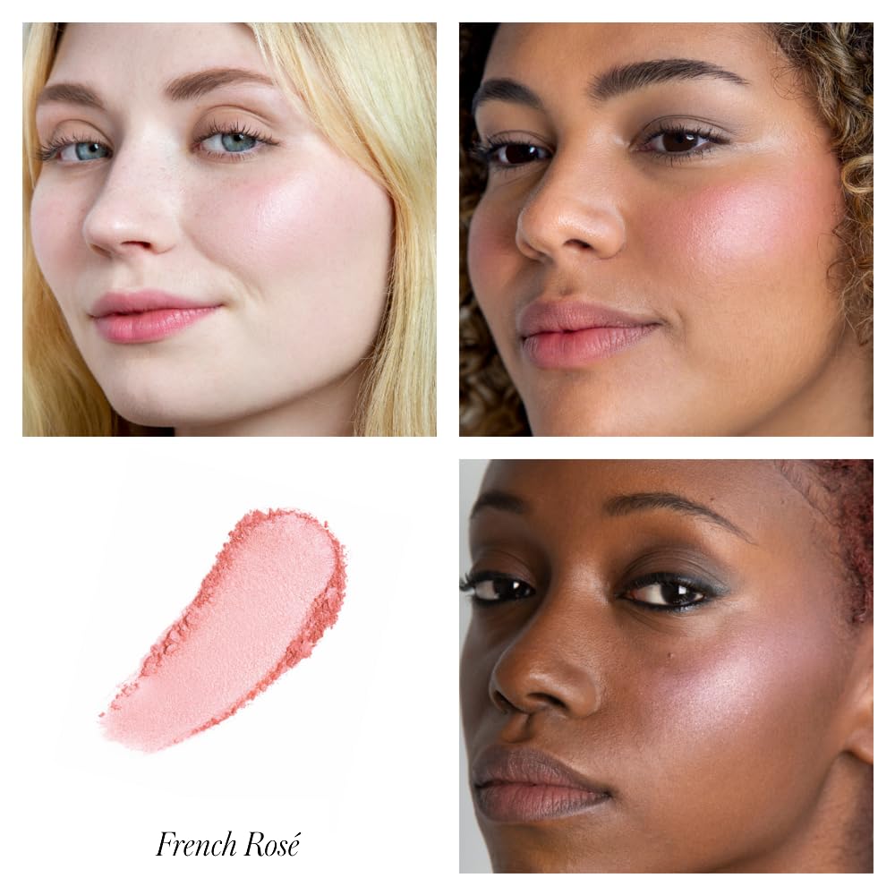 RMS Beauty ReDimension Hydra Blush – Talc-Free Gel-to-Powder Luminous Blush – 8-Hour Wear Long-Lasting Glow with Jojoba Oil – Refillable Mirror Compact – 0.25 oz - Maple Wellness Supplements