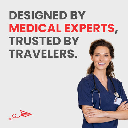 Roamwell Essential Travel Medicine Kit, OTC Travel Medication, TSA Approved (Business | 18 Tablets) - Maple Wellness Supplements