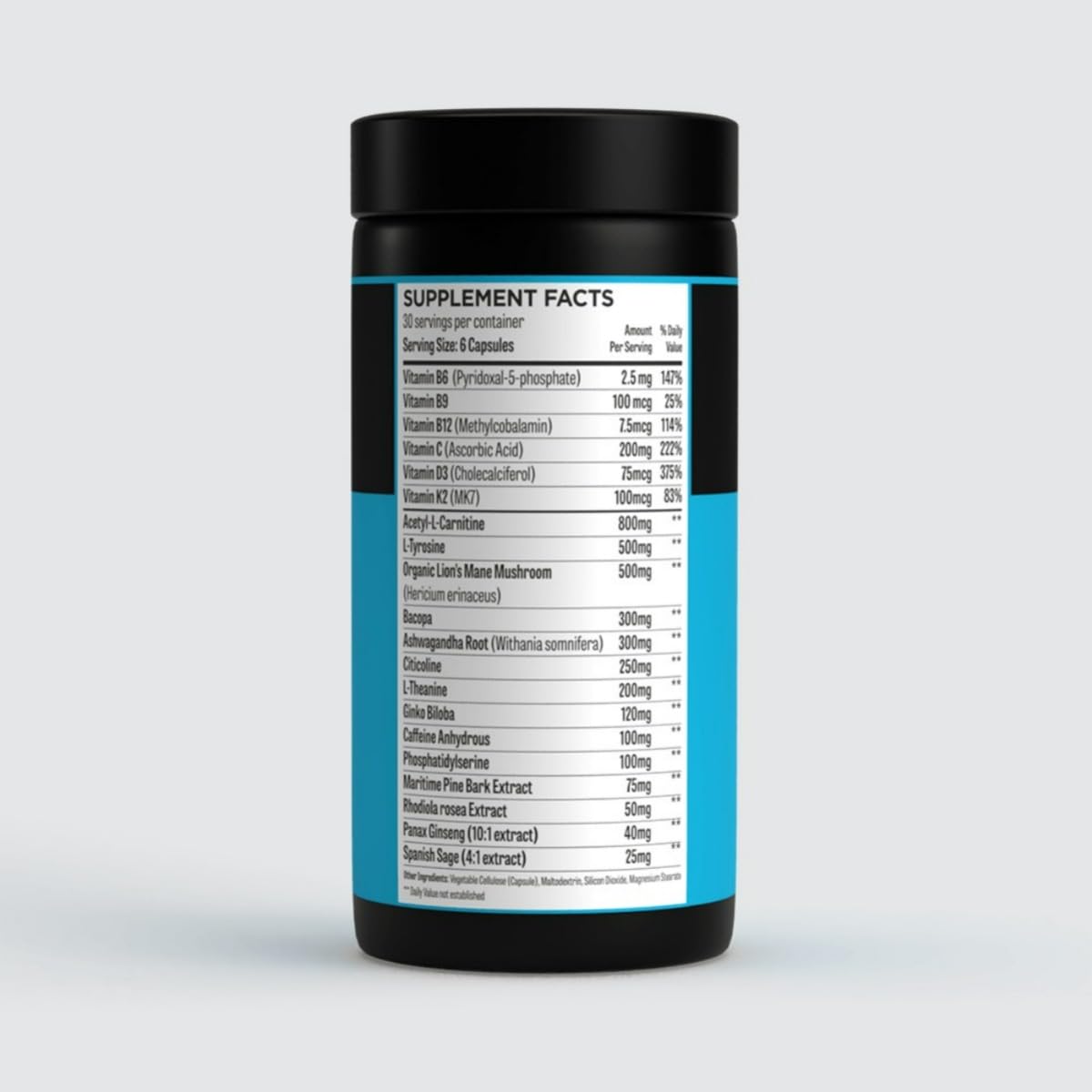 ROAR AMBITION Genuine Hunter Focus Premium Nootropic Brain Supplement for Memory and Focus - US Made with All Natural Ingredients Incl L-Theanine, Bacopa Monnieri & Lion's Mane - Maple Wellness Supplements