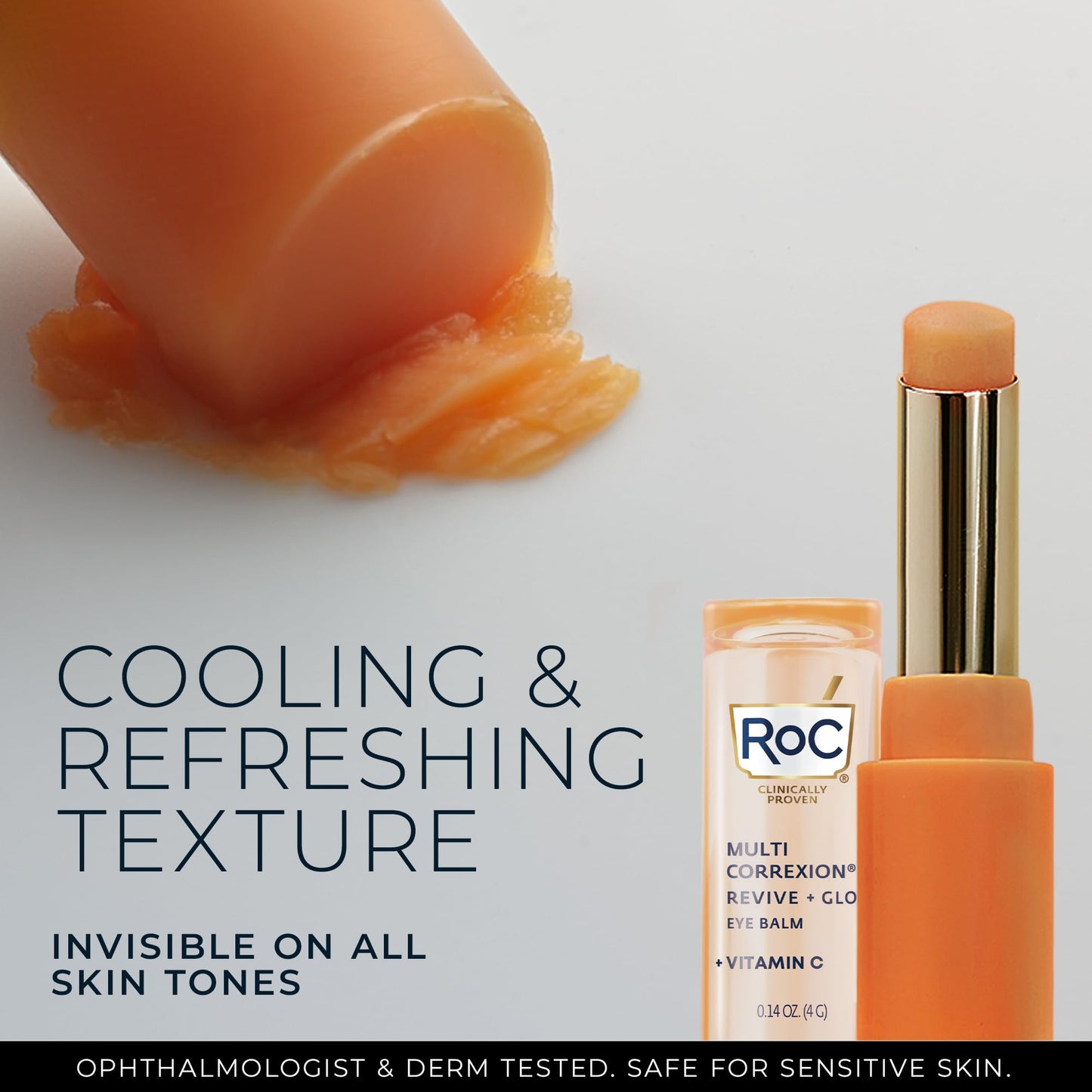 RoC Multi Correxion Revive + Glow Eye Balm with Vitamin C (0.14 oz) + Retinol Eye Cream Packette - Maple Wellness Supplements