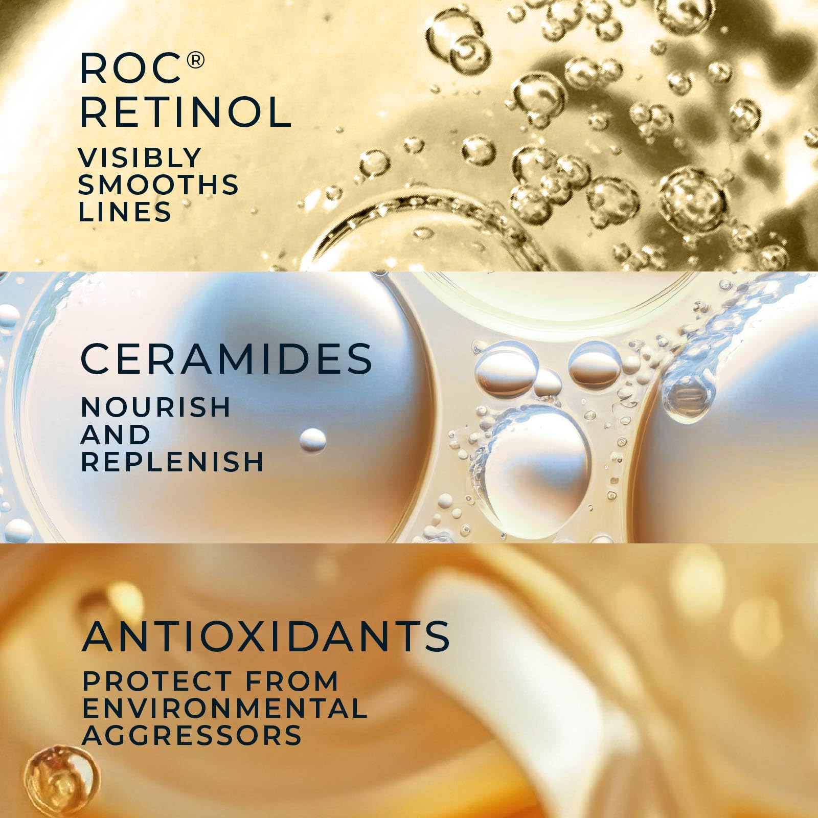 RoC Retinol Correxion Anti-Aging Wrinkle Night Serum, Retinol Serum for Face, Daily Treatment for Fine Lines - Maple Wellness Supplements