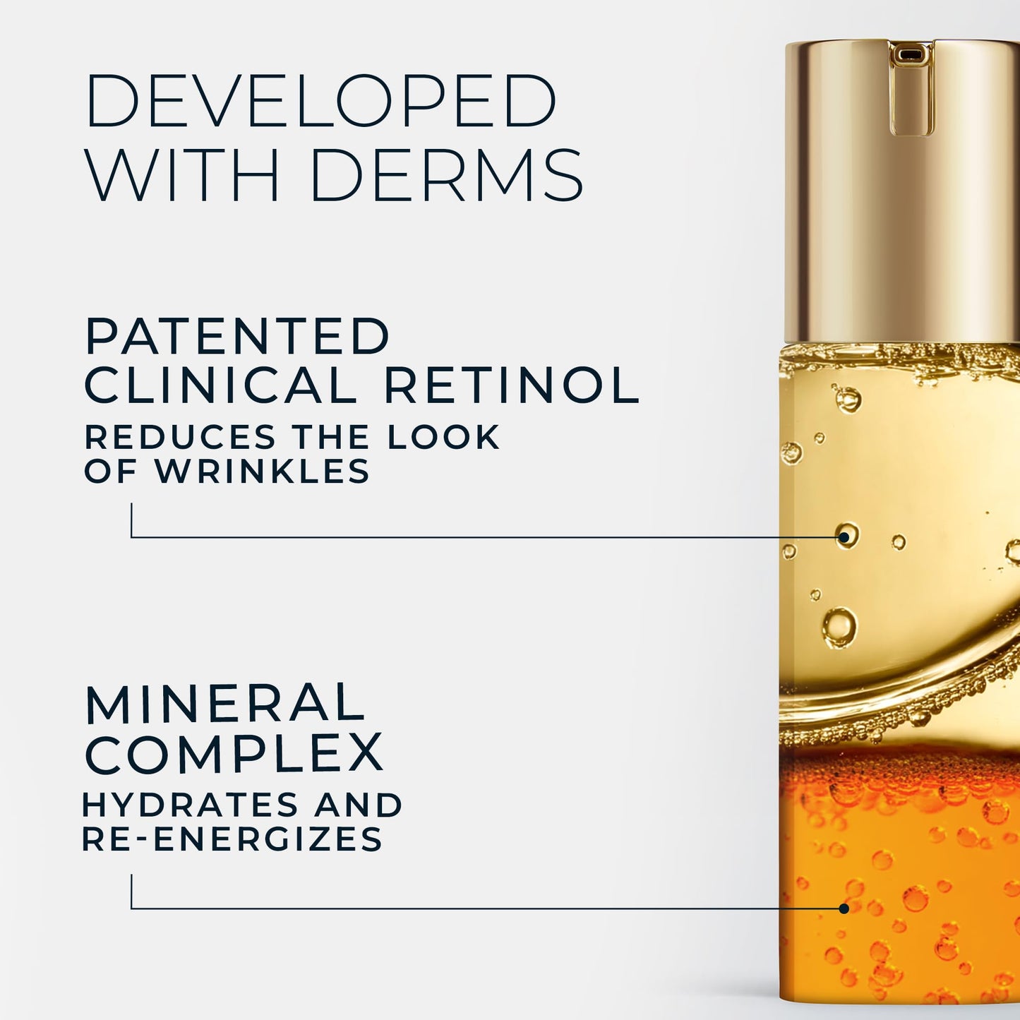 RoC Retinol Correxion Deep Wrinkle Retinol Face Serum with Ascorbic Acid, Anti-Aging Treatment for Fine Lines, Dark Spots - Maple Wellness Supplements