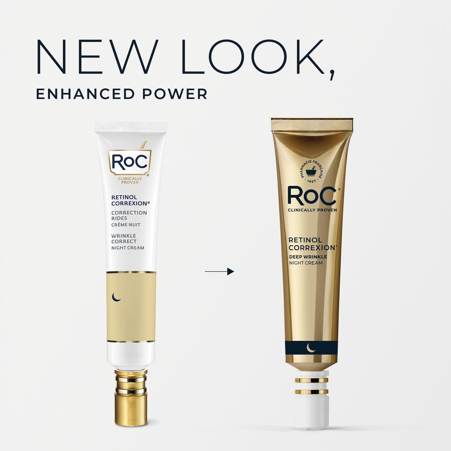 RoC Retinol Correxion Night Cream for Deep Wrinkles, Anti Aging Skincare Treatment Women and Men, 1.0 oz - Maple Wellness Supplements