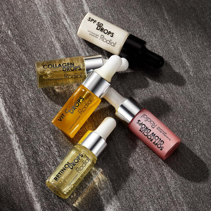 Rodial Soft Focus Glow Booster Drops 0.3 Deluxe fl oz, Illuminating Skin Serum with Glycerin and Antioxidants, Perfectioning and Smoothing Dewy Makeup Base, Weightless Formula - Maple Wellness Supplements