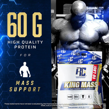 Ronnie Coleman Signature Series King Mass XL Mass Gainer Protein Powder, Muscle - Maple Wellness Supplements