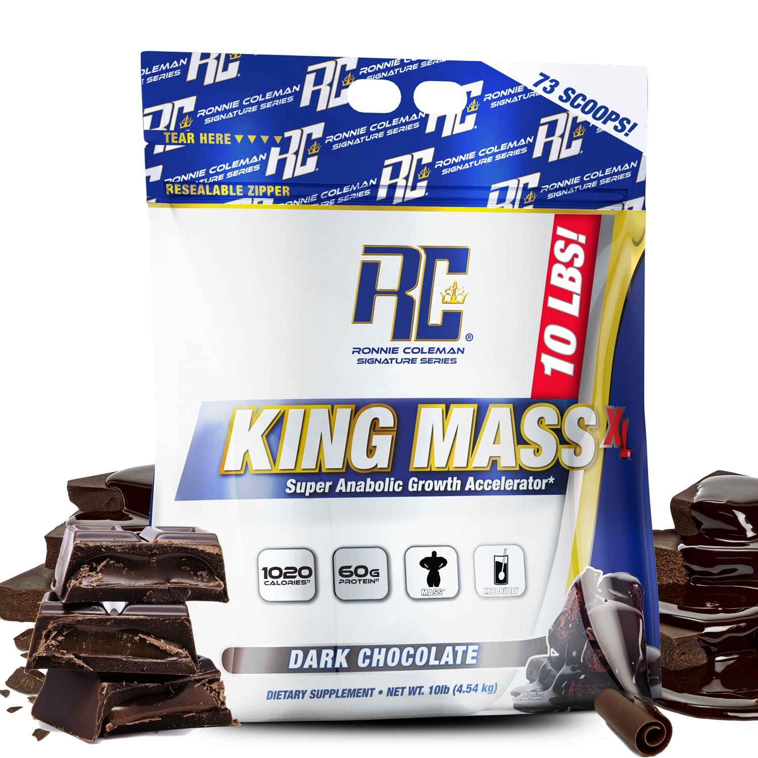 Ronnie Coleman Signature Series King Mass XL Mass Gainer Protein Powder, Muscle - Maple Wellness Supplements