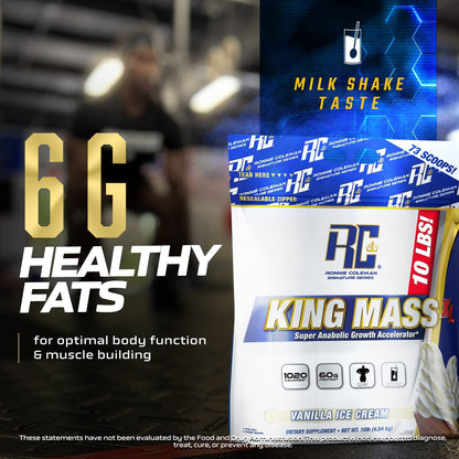 Ronnie Coleman Signature Series King Mass XL Mass Gainer Protein Powder, Muscle - Maple Wellness Supplements