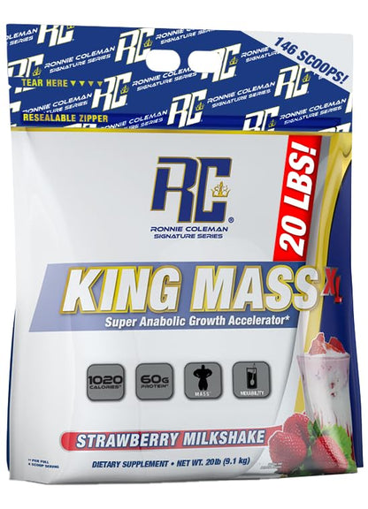 Ronnie Coleman Signature Series King Mass XL Mass Gainer Protein Powder, Muscle Gaine - Maple Wellness Supplements