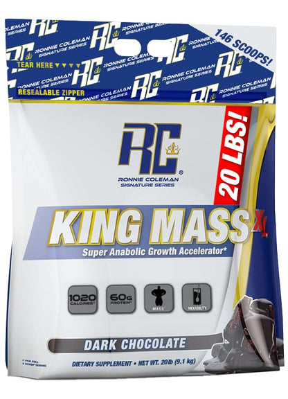 Ronnie Coleman Signature Series King Mass XL Protein Powder, Weight and Muscle Gainer - Maple Wellness Supplements