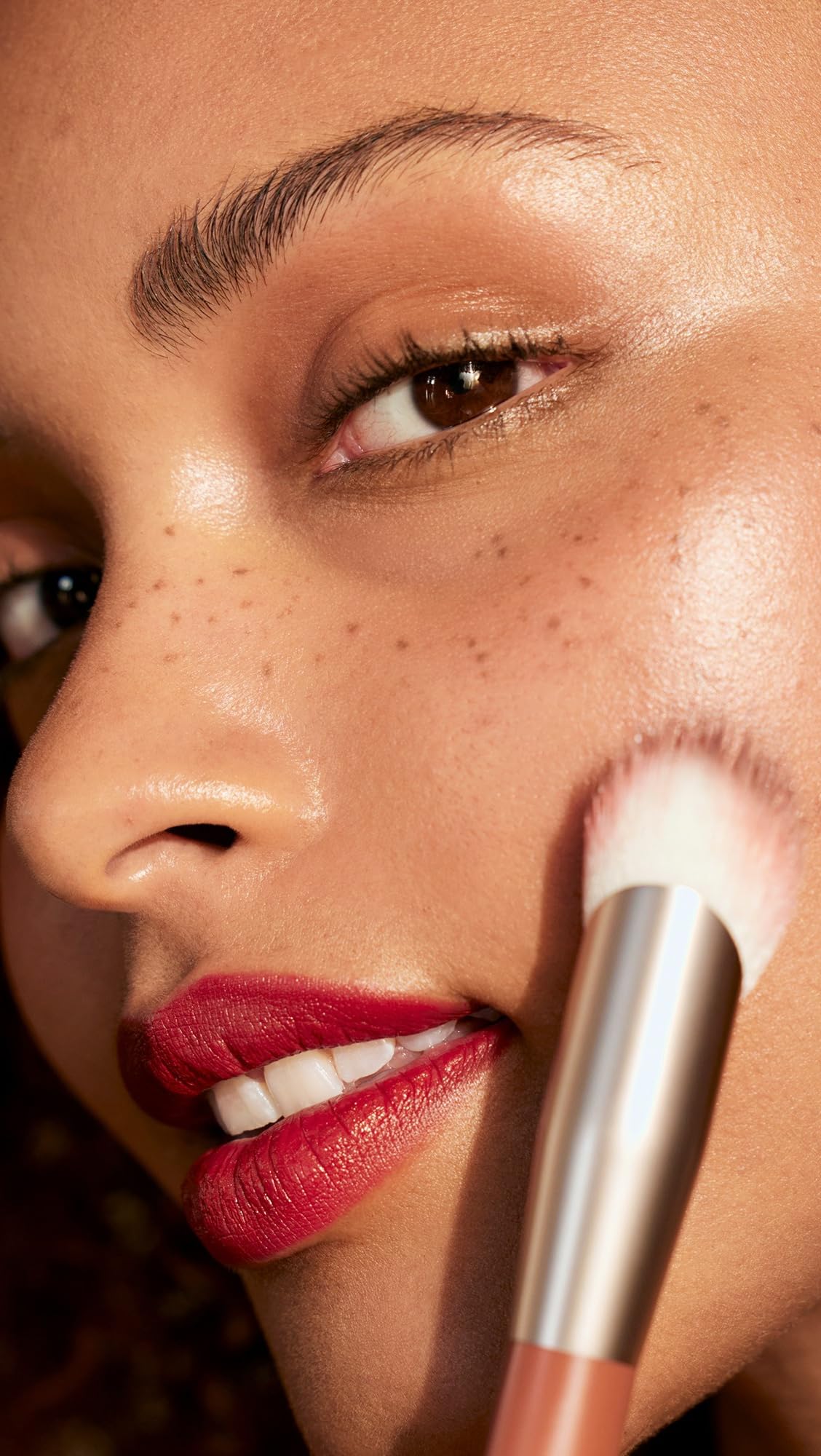 Rose Inc Number 2 Angled Blush Brush - Vegan & Sustainable Makeup Brush for Precise Application - Maple Wellness Supplements