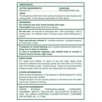 Ross D’Elen Green Menthol Gel Small - 3 Pack (3) - Maple Wellness Supplements