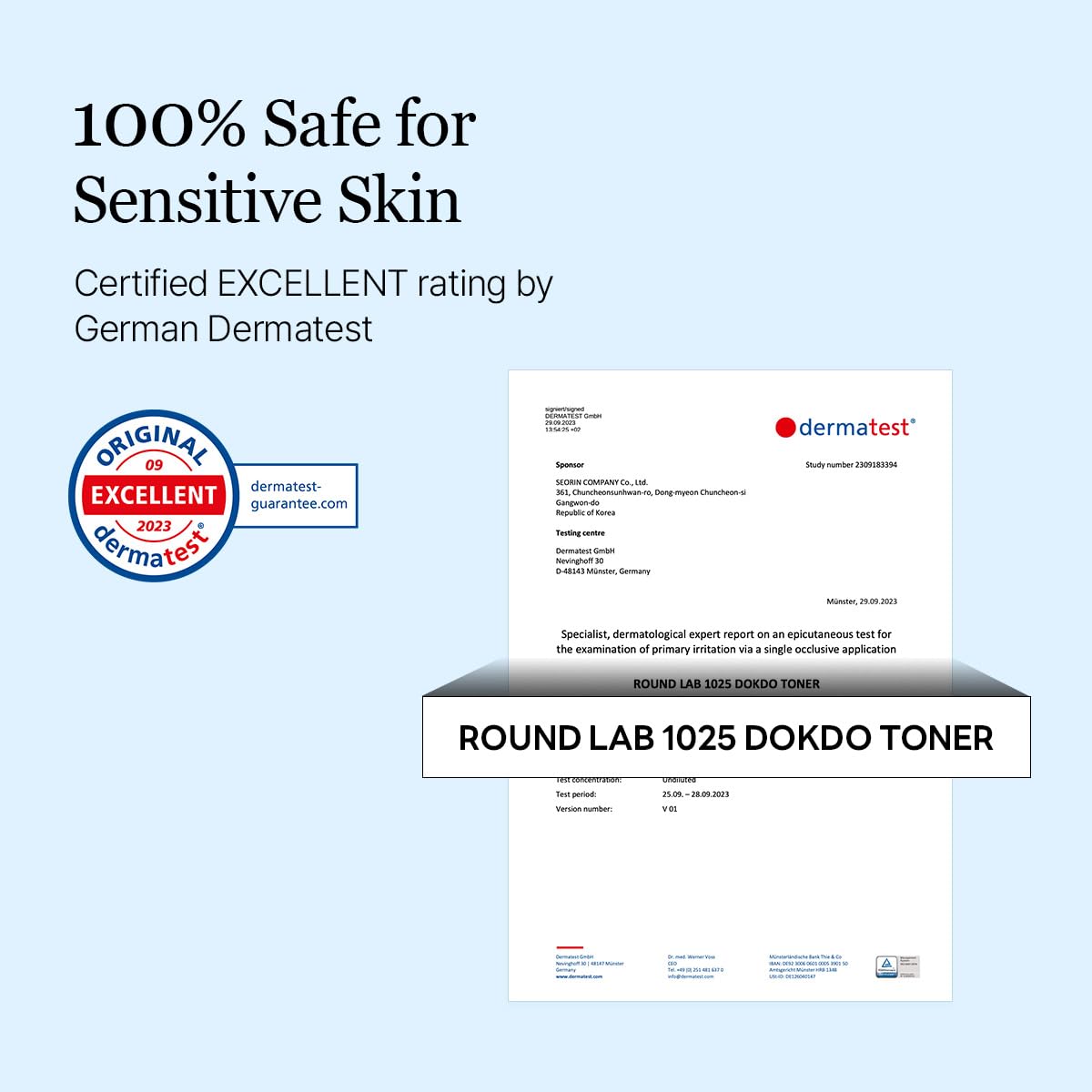 ROUND LAB 1025 Dokdo Toner 6.76 Fl Oz, Oil Control and Reduces Excess Sebum, Gentle Exfoliating Facial Toner, Deep Sea Water for Moisturization - Maple Wellness Supplements
