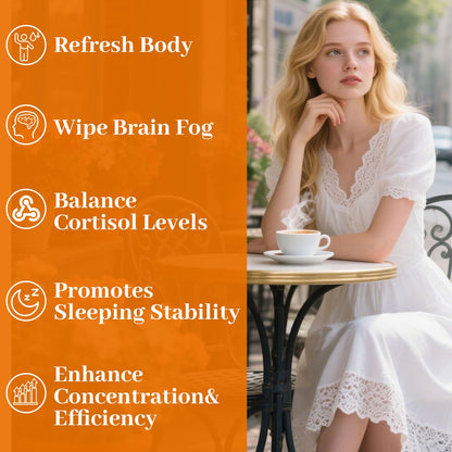 Rulinal Cortisol Drink Powder | Cortisol Supplements for Women | Ashwagandha, L-Theanine, Turmeric Root, Black Pepper Extract for Relax & Focus, Healthy Cortisol Levels, Mental Clarity, Vegan, 6.3oz - Maple Wellness Supplements