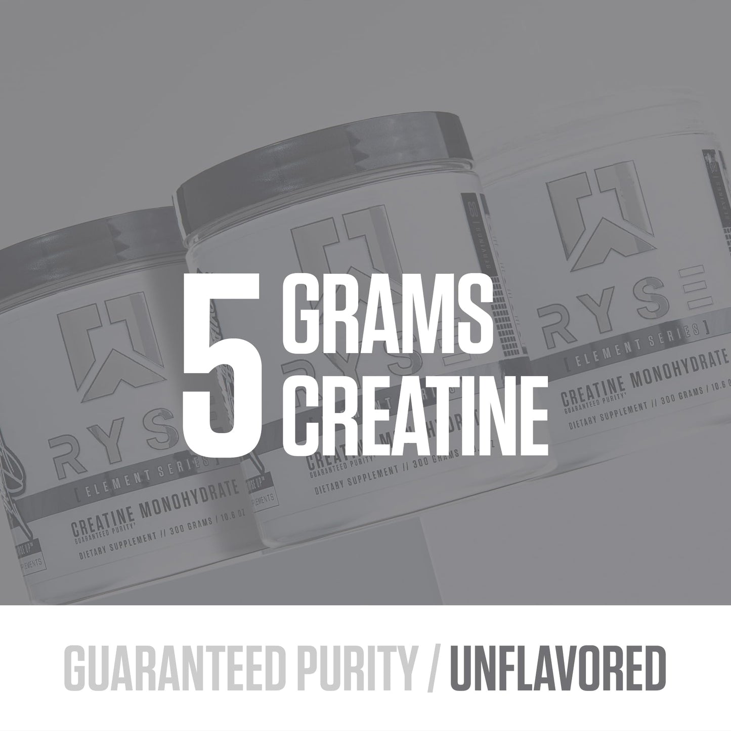 RYSE Creatine Monohydrate Powder - Unflavored - Supports Men & Women Lean Muscle Growth, Strength, Power, and Endurance - Helps Reduce Fatigue - Maple Wellness Supplements
